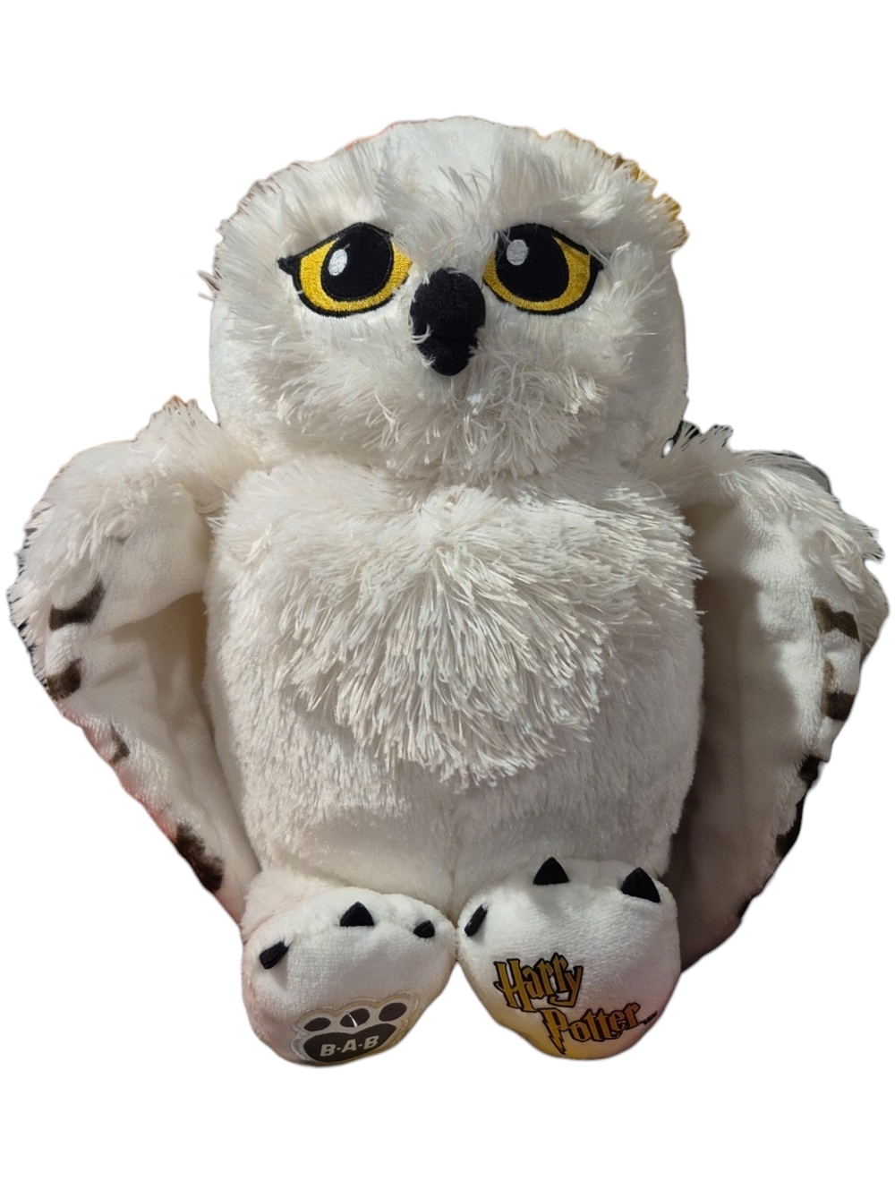 Harry Potter Owl HEDWIG Build A Bear 13" White Plush ( Missing Tags ) Very Clean
